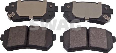 Swag 33 10 7192 - Brake Pad Set, disc brake autospares.lv