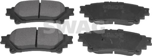 Swag 33 10 7110 - Brake Pad Set, disc brake autospares.lv