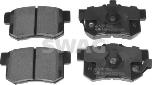 Swag 33 10 7113 - Brake Pad Set, disc brake autospares.lv