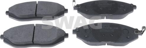 Swag 33 10 7134 - Brake Pad Set, disc brake autospares.lv