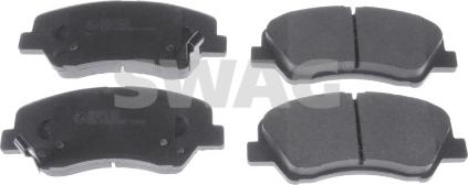 Swag 33 10 7256 - Brake Pad Set, disc brake autospares.lv