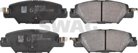 Swag 33 10 7260 - Brake Pad Set, disc brake autospares.lv