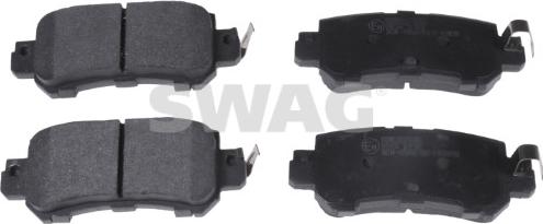 Swag 33 10 7283 - Brake Pad Set, disc brake autospares.lv