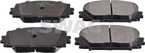 Swag 33 10 7274 - Brake Pad Set, disc brake autospares.lv