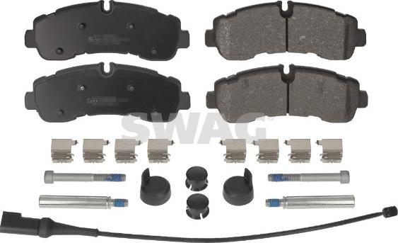 Swag 33 11 0396 - Brake Pad Set, disc brake autospares.lv