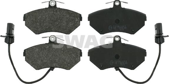 Swag 32 91 6340 - Brake Pad Set, disc brake autospares.lv