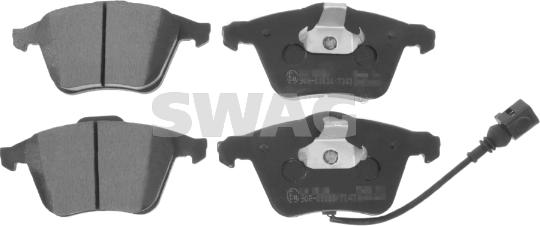 Swag 32 91 6796 - Brake Pad Set, disc brake autospares.lv