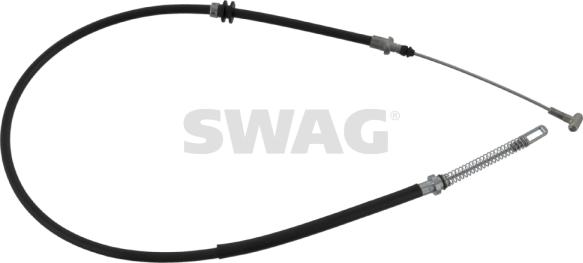 Swag 37 94 9593 - Cable, parking brake autospares.lv