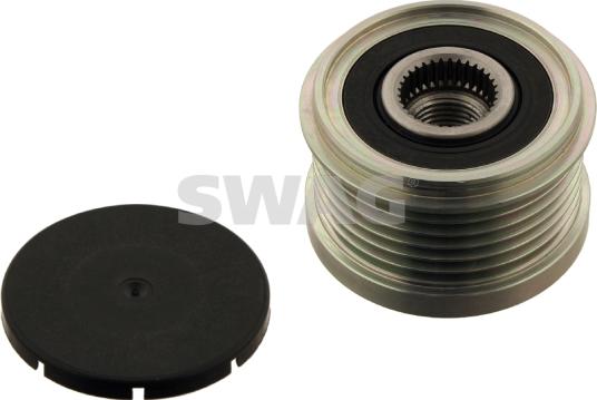 Swag 37 93 0179 - Pulley, alternator, freewheel clutch autospares.lv