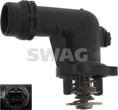 Swag 20 94 4624 - Coolant thermostat / housing autospares.lv