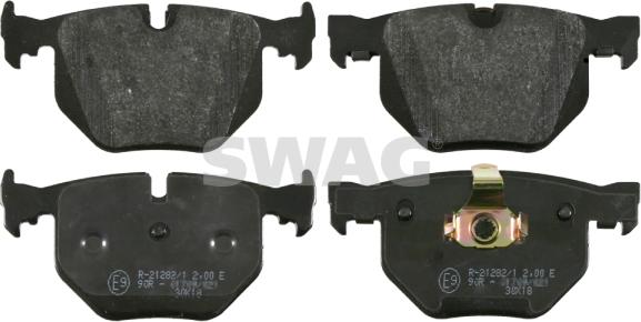 Swag 20 91 6434 - Brake Pad Set, disc brake autospares.lv