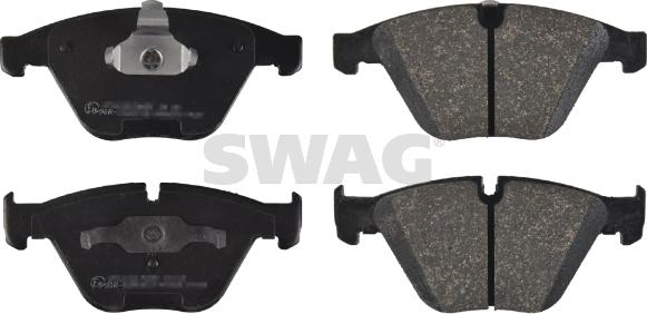 Swag 20 91 6433 - Brake Pad Set, disc brake autospares.lv