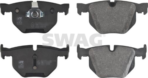 Swag 20 91 6633 - Brake Pad Set, disc brake autospares.lv