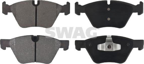 Swag 20 91 6670 - Brake Pad Set, disc brake autospares.lv