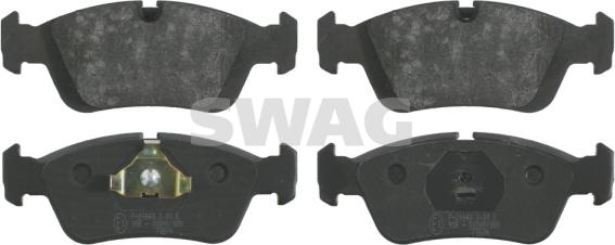 Swag 20 91 6002 - Brake Pad Set, disc brake autospares.lv