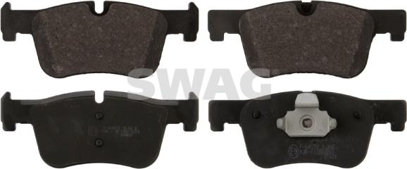 Swag 20 91 6884 - Brake Pad Set, disc brake autospares.lv