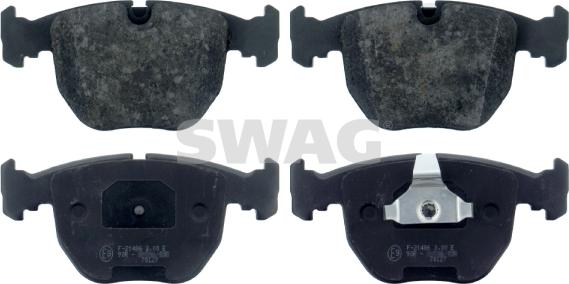 Swag 20 91 6345 - Brake Pad Set, disc brake autospares.lv