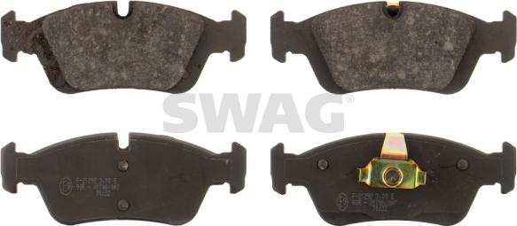 Swag 20 91 6343 - Brake Pad Set, disc brake autospares.lv