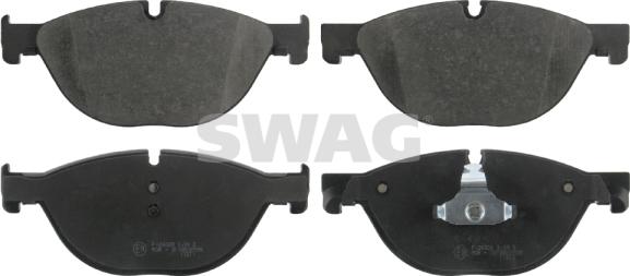 Swag 20 91 6787 - Brake Pad Set, disc brake autospares.lv