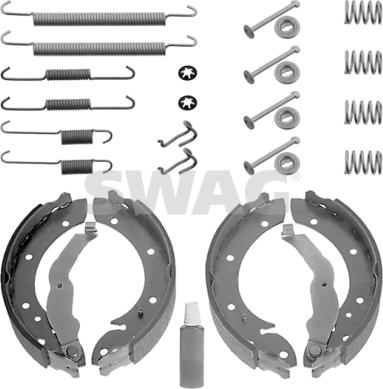 Swag 20 93 0594 - Brake Shoe Set autospares.lv