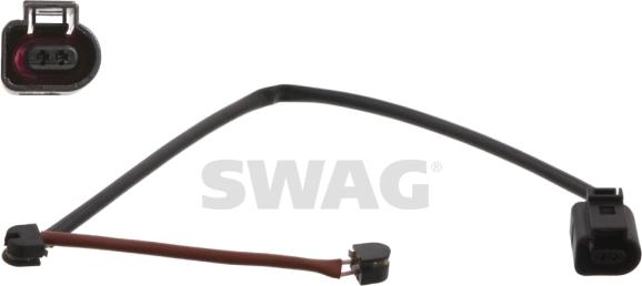 Swag 20 93 3998 - Warning Contact, brake pad wear autospares.lv