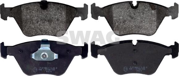 Swag 20 11 6030 - Brake Pad Set, disc brake autospares.lv