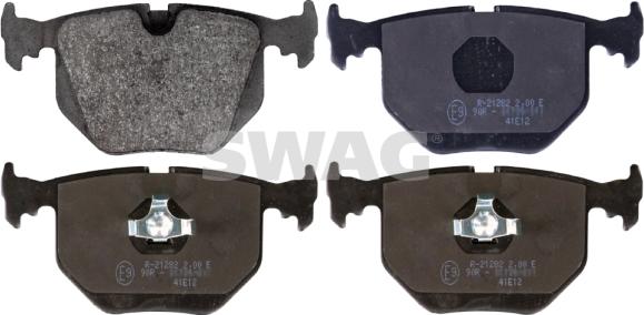 Swag 20 11 6028 - Brake Pad Set, disc brake autospares.lv