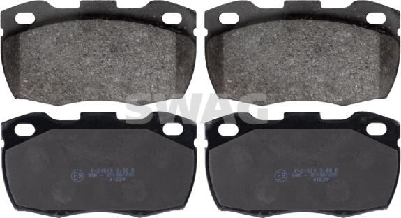 Swag 22 11 6120 - Brake Pad Set, disc brake autospares.lv