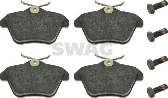Swag 74 91 6245 - Brake Pad Set, disc brake autospares.lv