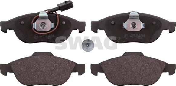 Swag 74 11 6014 - Brake Pad Set, disc brake autospares.lv