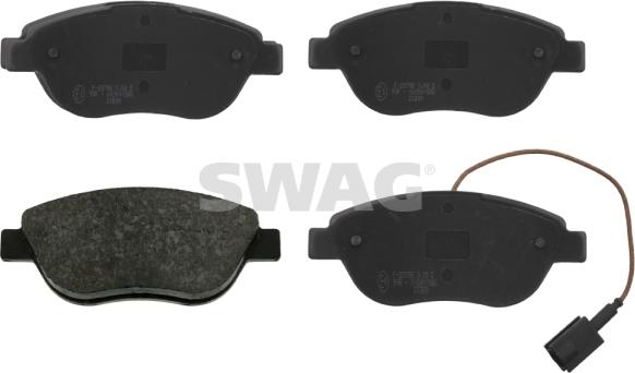 Swag 70 91 6554 - Brake Pad Set, disc brake autospares.lv