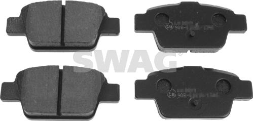 Swag 70 91 6556 - Brake Pad Set, disc brake autospares.lv