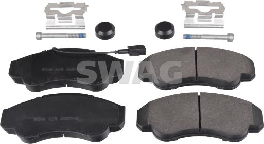 Swag 70 91 6663 - Brake Pad Set, disc brake autospares.lv