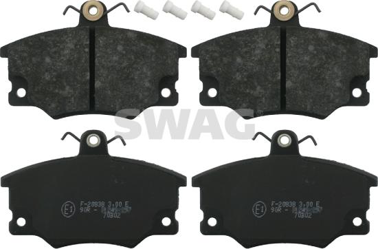 Swag 70 91 6079 - Brake Pad Set, disc brake autospares.lv