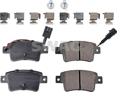 Swag 70 91 6898 - Brake Pad Set, disc brake autospares.lv