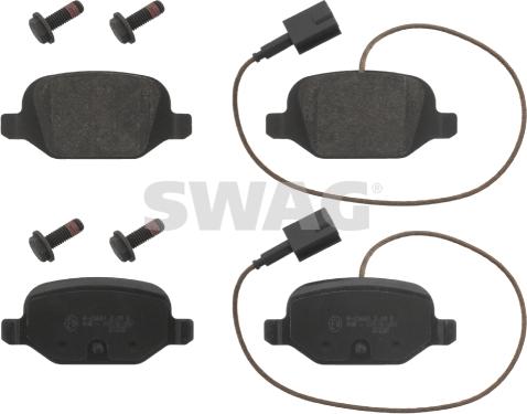 Swag 70 91 6856 - Brake Pad Set, disc brake autospares.lv