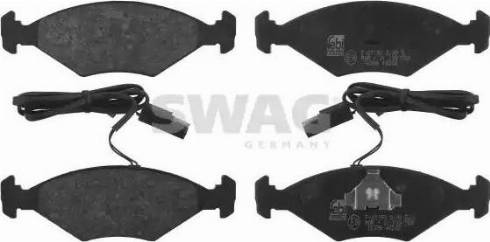 Swag 70 91 6396 - Brake Pad Set, disc brake autospares.lv