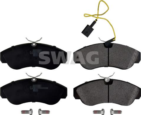 Swag 70 91 6392 - Brake Pad Set, disc brake autospares.lv