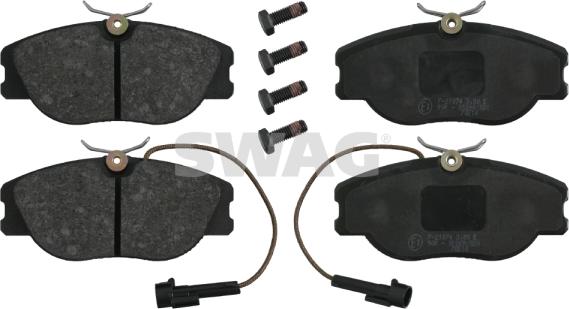 Swag 70 91 6239 - Brake Pad Set, disc brake autospares.lv