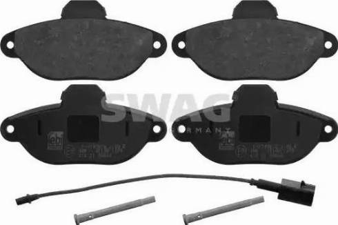 Swag 70 91 6754 - Brake Pad Set, disc brake autospares.lv