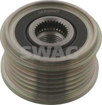 Swag 70 93 7047 - Pulley, alternator, freewheel clutch autospares.lv