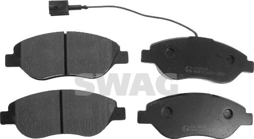 Swag 70 11 6012 - Brake Pad Set, disc brake autospares.lv