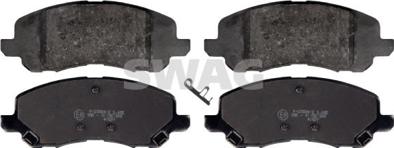 Swag 72 11 6102 - Brake Pad Set, disc brake autospares.lv