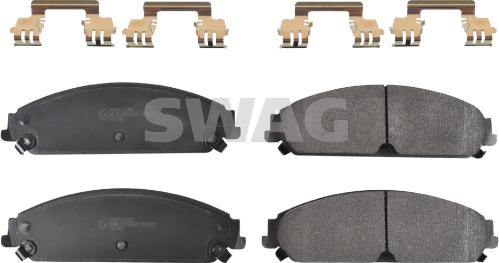 Swag 72 11 6112 - Brake Pad Set, disc brake autospares.lv