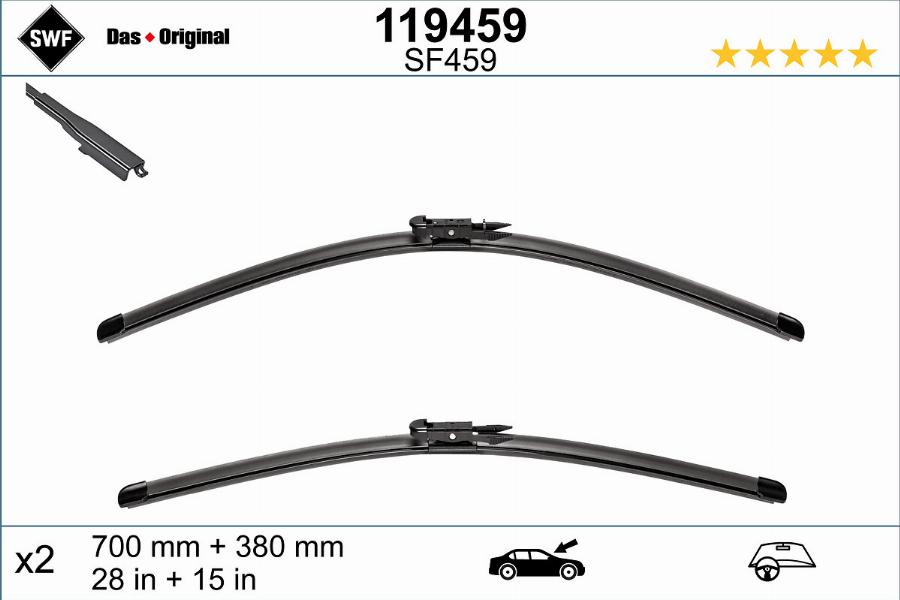 SWF 119459 - Wiper Blade autospares.lv