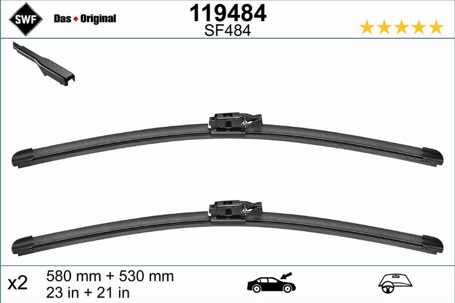 SWF 119484 - Wiper Blade autospares.lv