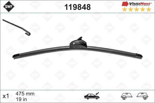 SWF 119848 - Wiper Blade autospares.lv