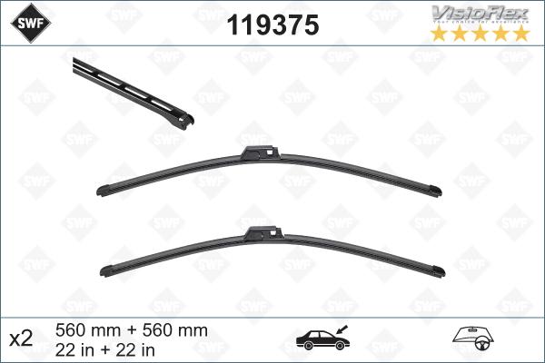 SWF 119375 - Wiper Blade autospares.lv