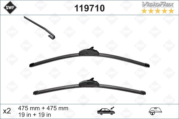 SWF 119710 - Wiper Blade autospares.lv