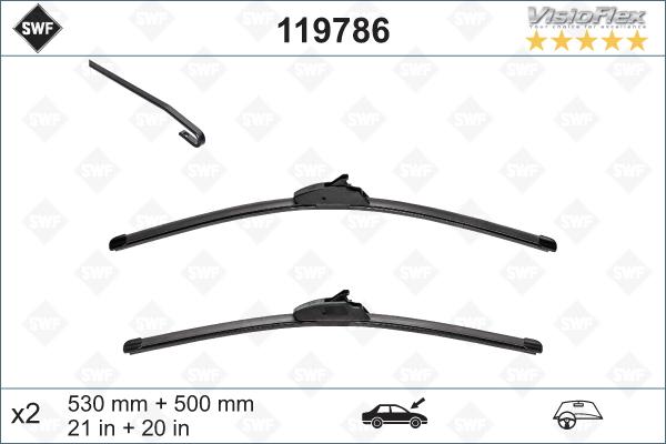 SWF 119786 - Wiper Blade autospares.lv